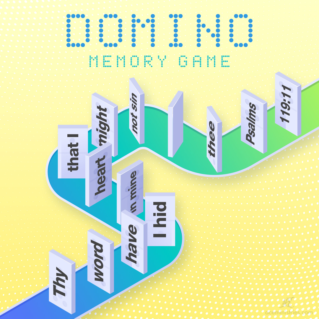 Domino memory game