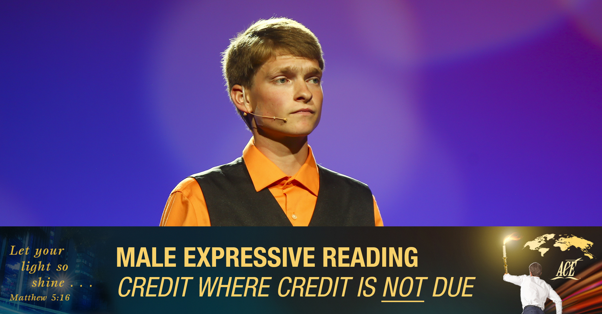 Male Expressive Reading, "Credit Where Credit Is NOT Due" - ISC 2019