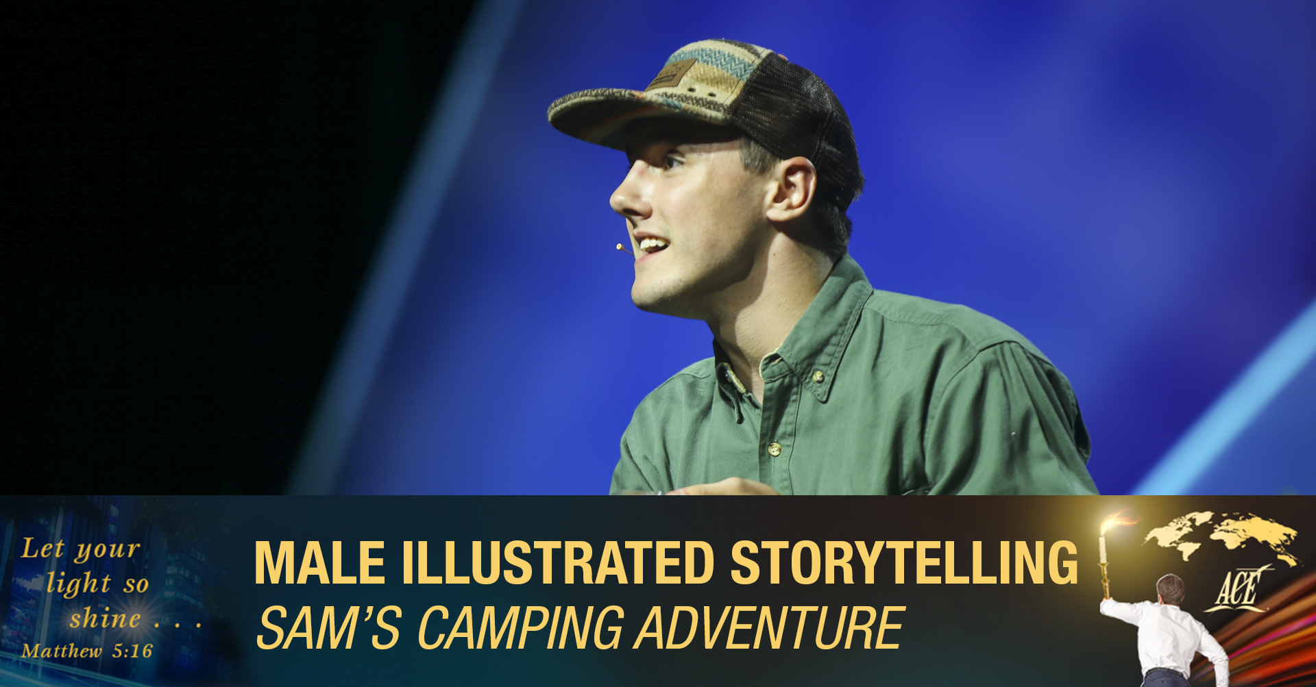 Male Illustrated Storytelling, "Sam's Camping Adventure" - ISC 2019