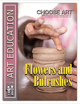 Choose Art:  Flowers and Bulrushes USB