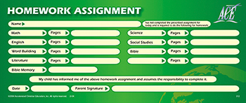 Homework Assignment Pad 50