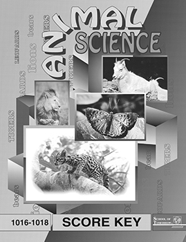 Animal Science Key 1016-1018