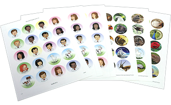 A.C.E. Character Stickers Pkg 6 Sheets