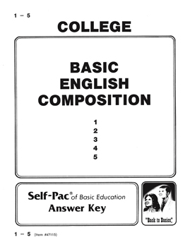 English Composition I Key 1-5