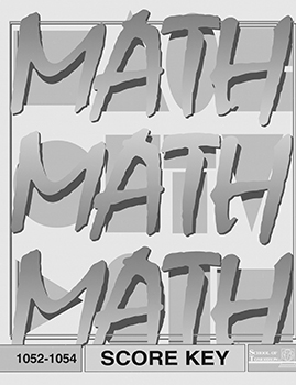 Fourth Edition Math Key 1052-1054
