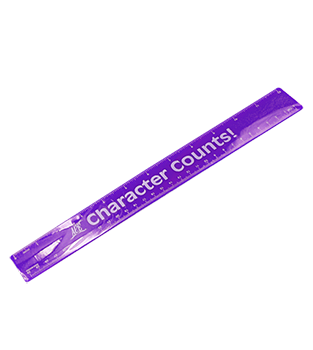 12-inch Ruler, Purple