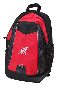 Backpack, Two-Tone, Red